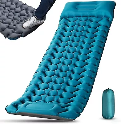 Inflatable Sleeping Pads Camping Mat Air Mattress Lightweight Ultralight Hiking • $84.94