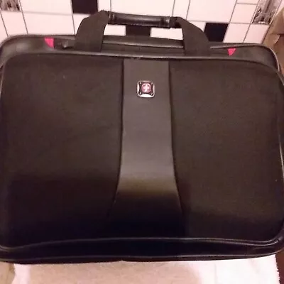 £26.99 • Buy Swiss Army Wenger Black Bag Laptop Business Computer Shoulder Case 17 