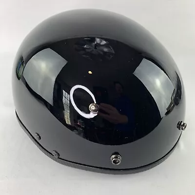 Vega XTV  Half Helmet With Built In Quick Visor / Black Sz Large • $43.98