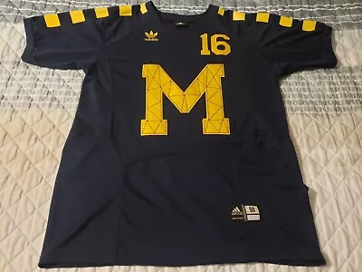 Denard Robinson  Under The Lights  Adidas Throwback Michigan Football Jersey • $55