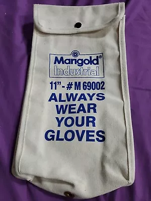 ANSELL Marigold Industrial Glove Bag White Canvas 11  Length #M69002 • $24.99