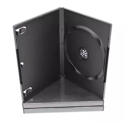 Standard Black DVD 1-Disc 14mm Premium Replacement Movie Storage Shell Cases 3PK • $14.95