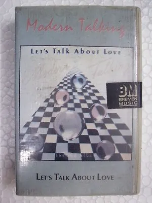 Modern Talking Lets Talk About Love Rare Cassette India Clamshell Oct 1985 • $64.79
