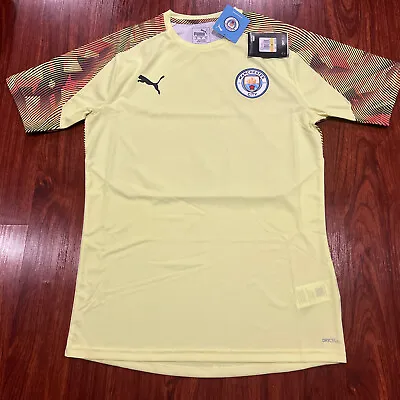 2019-20 Puma Manchester City Men's Training Soccer Jersey Medium M Man City • $31