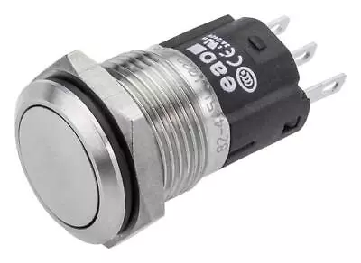 Vandal Resistant Push Button Switch Maintained SPDT 240V AC 3A 16mm 82-4151.2000 • £20.39