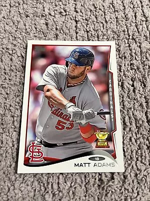 2014 Topps Series 1  St. Louis Cardinals Baseball Card #157 Matt Adams • $1.59