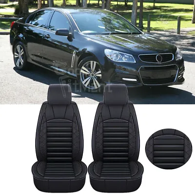 For Holden Commodore VE VF Car Seat Cover 2-Seats Front Cushion Set PU Leather • $114.34