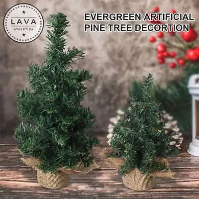 Tabletop Artificial Mini Christmas Tree Ornaments Xmas Tree Festival Decor Gifts • $7.62