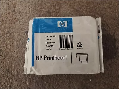 2017 Genuine HP #80 Black Printhead DesignJet 1000 1050 C4820A Sealed New • $175