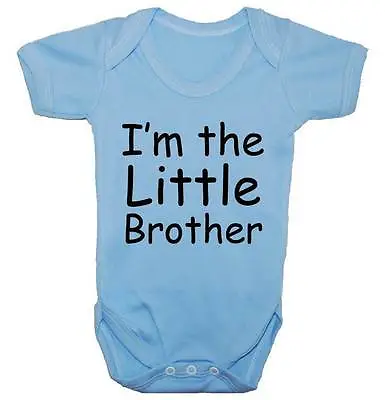 £7.99 • Buy Little Brother Baby Grow Bodysuit Romper T-Shirt Vest Newborn-24m Acce Gift Boys