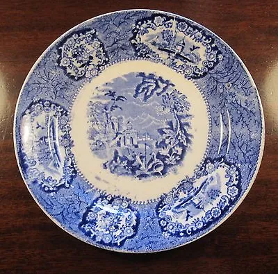 Fflow Blue Plate Petrus Regout Co Maastricht Oriental Sphinx Mark Holland Euc • $24.95