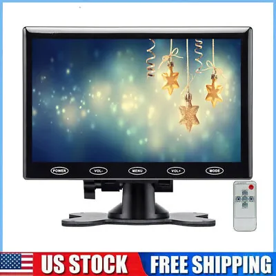 Portable Monitor 7  LCD Screen AV VGA HDMI Built-in Speaker AV For PC CCTV DSLR • $55.79