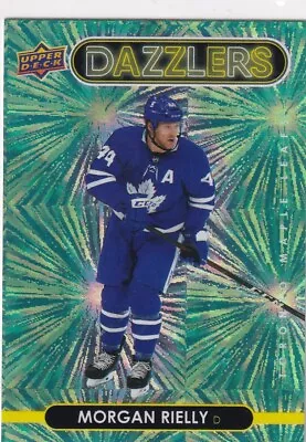 21/22 Ud Series 1 Morgan Rielly Dazzlers Green Insert #42 • $0.73