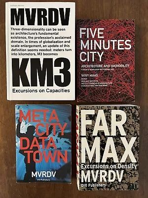 MVRDV (Winy Mass) Book Set — Far Max Metacity Datatown KM3 Five Minutes City • $40