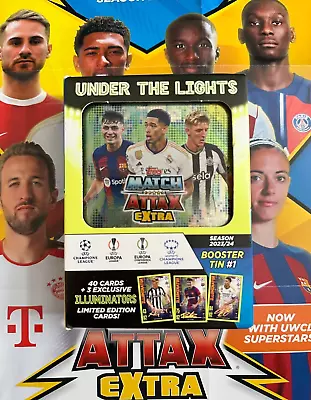 Under The Lights Booster Tin 1 New - Match Attax Extra 2023 / 2024 23 / 24 • £11.45