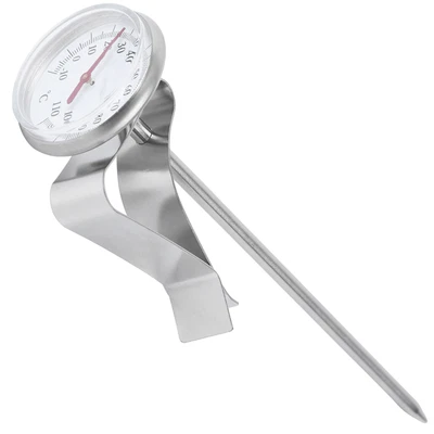 £6.56 • Buy (Short)Adjustable Hanging Coffee Chocolate Milk Foaming Drinks Thermometer