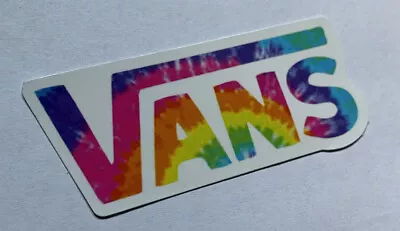 VANS Off The Wall 3” Inch Skateboard Sticker Rainbow Tie Dye Decal • $3.99