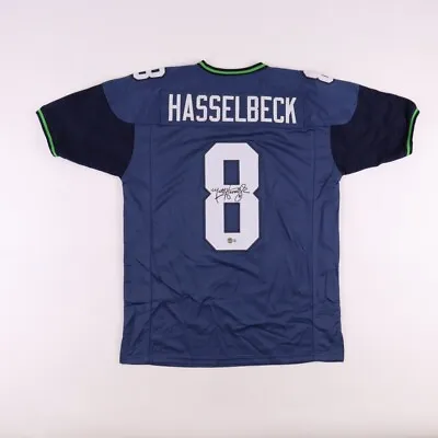 Matt Hasselbeck Signed Seattle Seahawks Custom Football Jersey W/ COA • $101.40
