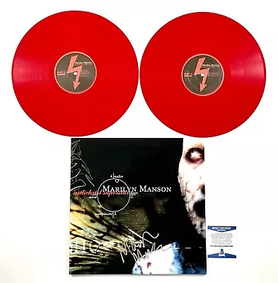 Marilyn Manson Signed Antichrist Superstar Red Vinyl 1500 Pressing Beckett COA • $1499.99