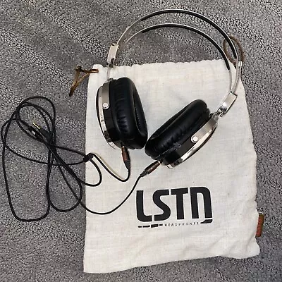 LSTN Troubadour Real Wood Housing Wired Headphones - Tested! • $52