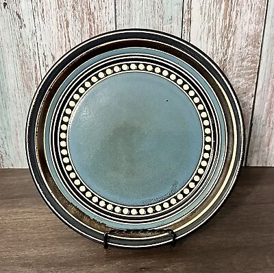 VERSAILLES 8.25” Salad Plate Turquoise Earthenware By Gibson Elite REPLACEMENT • $13.53