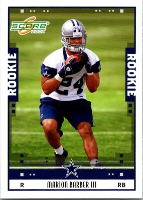 2005 Score Marion Barber Rookie Dallas Cowboys #378 • $1.49