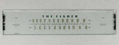 Vintage Original Fisher 600 Tube Receiver Dial Glass ~ NEAR MINT! • $79.99