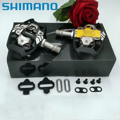 New Shimano Deore XT PD-M8020 SPD MTB Trail Pedals Clipless W/ SM-SH51 PD-M8120 • $65.88