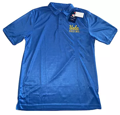 UCLA Bruins Blue Polo Shirt Mens Medium Champion Brand New • $14.99