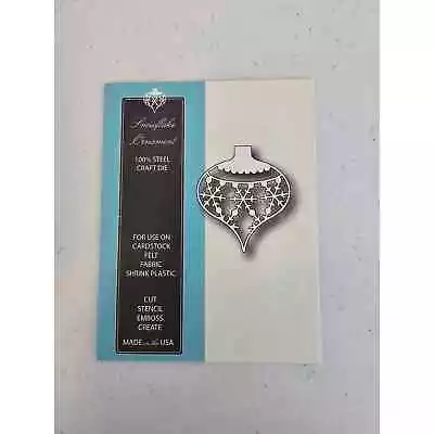 Memory Box Classic Snowflake Christmas Ornament Steel Die Style 98231 • $10