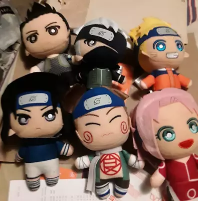 Naruto Shippuden 6  First Series Plush Danglers Set Of 6 Plush Figures Banpresto • £72.32