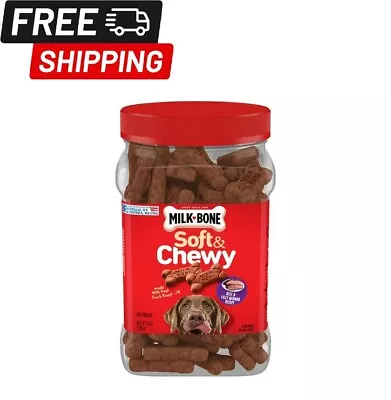 25 Oz. Container Milk-Bone Soft And Chewy Dog Treats Beef & Filet Mignon Re... • $20.80