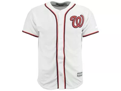 Majestic MLB Youth Washington Nationals White Home Cool Base Jersey • $24.95