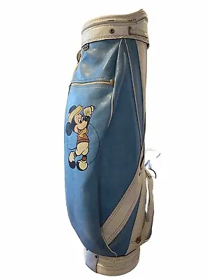 Vintage Sky Blue Walt Disney World Mickey Golf Bag By Walter Hagen • $109