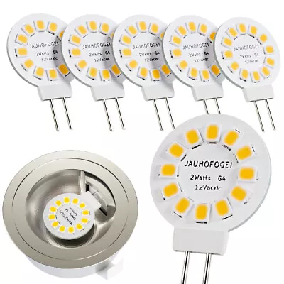 G4 LED Bulbs Side Pin Disc 2W T3 Led Replacement For 20W Halogen Bulb 12V 24V  • $23.98