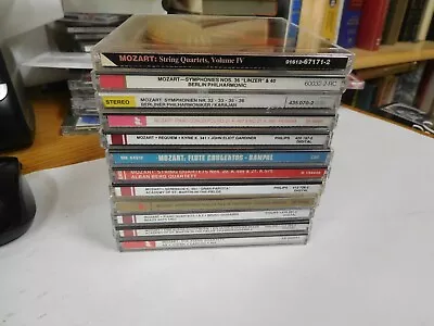 Mozart 12 CDs (Quartets Symphonies Concertos Requiem Etc) VG+ • $36