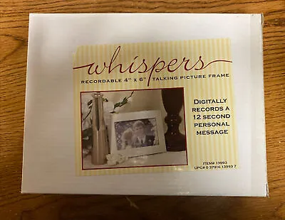 Whispers Recordable 4 X6  Talking Picture Frame • $10