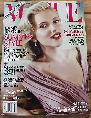 Vogue Magazine May 2012 Scarlet Johansson 312  Pages  Excellent Condition • $6.18