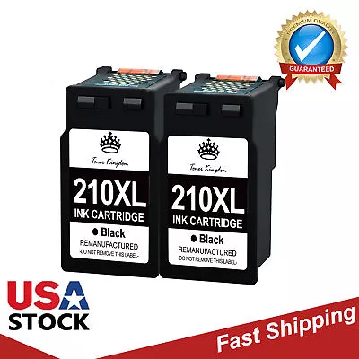 2PK Black Ink Cartridge For Canon PG-210XL CL-211XL PIXMA IP2700 MP230 499 MP280 • $24.49