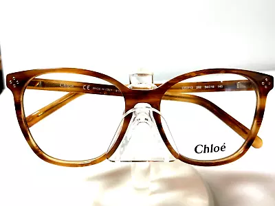 New  Authentic Chloe Eyeglasses Frame 2713 Stripe Brown 282 Oversize Clearance • $32