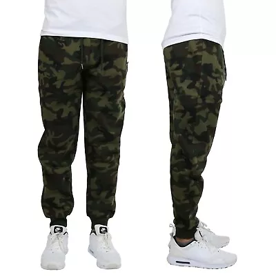 Mens Fleece Track Jogger Pants Sweatpants Running Active Sports Lounge Gym NEW • $14.97