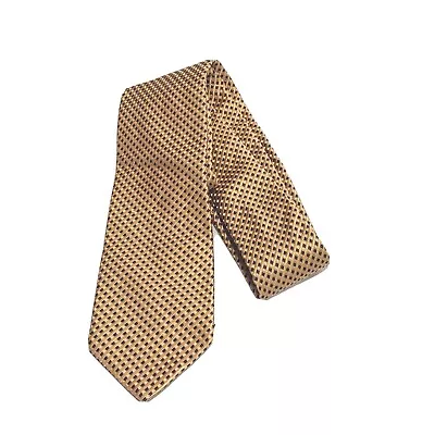 HART SCHAFFNER MARX Neck Tie Mens Silk Yellow Light Fresh Suit Designer Woven • $12