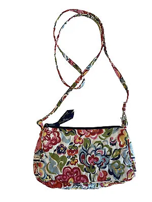 VERA BRADLEY Hope Garden Pattern (Retired) Small Top Zip Crossbody Bag EUC • $14.99