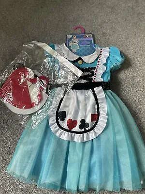 £4.50 • Buy B&M Girls Blue Alice In Wonderland Dress Up Costume Bag & Headband Age 3-5 Years