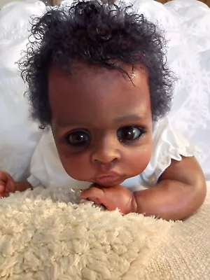 Reborn Doll Colin By Lucy Boiron Beautiful African Baby  Newborn  7 DAY LISTING  • £250