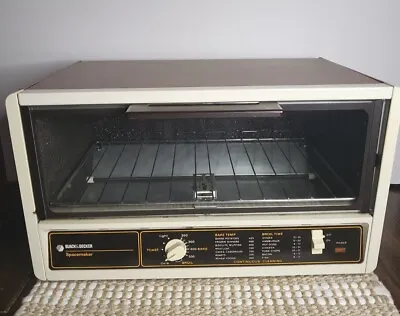 $100.99 • Buy Vintage Black & Decker SpaceMaker Toaster Oven Under Cabinet Mounting B2SO2500