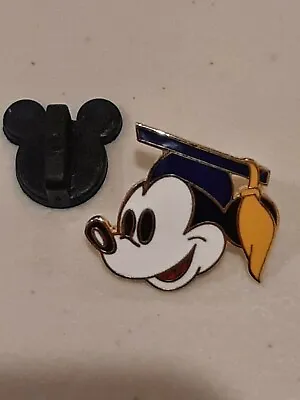 $20 • Buy Disney Pin ~ Disney Institute: Mickey Mouse GRADUATE HEAD (Blue) (#613)      36D