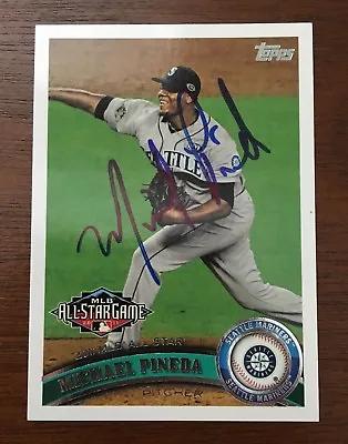 Michael Pineda 2011 Topps All Star Autographed Signed Auto Baseball Card Us118 M • $12.77
