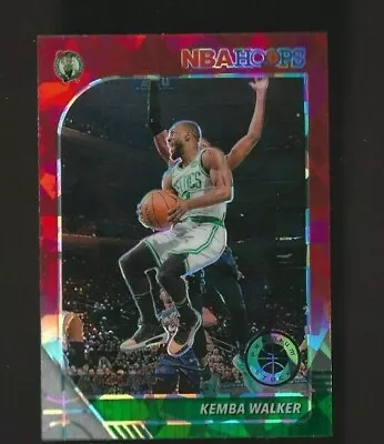 2019 Kemba Walker Hoops Premium Red Ice Prizm #19 UCONN Celtics • $2