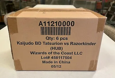 Kaijudo: Tatsurion Vs Razorkinder Battle Deck Case 6-ct • $59.99